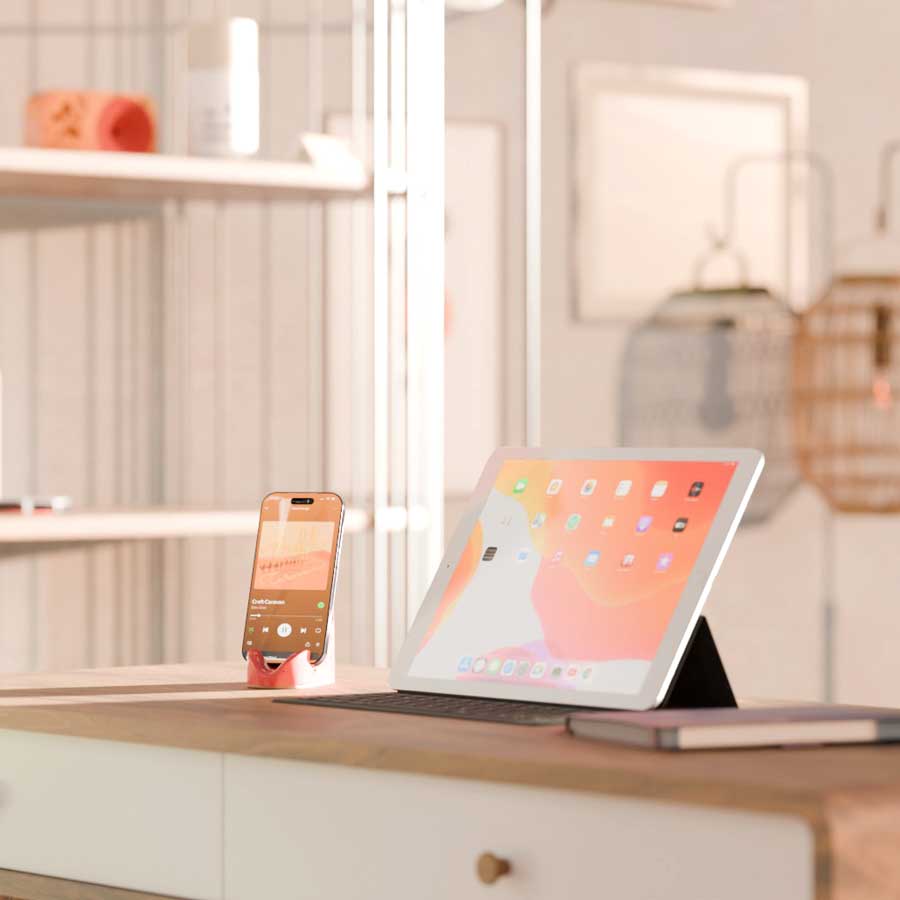 Kurumsal Renklerinizde ve Logolu Telefon Standı 2