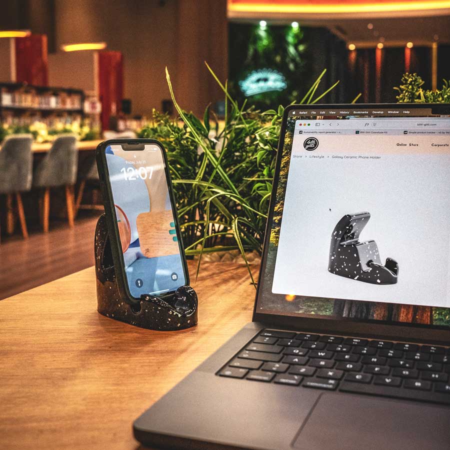 Kurumsal Renklerinizde ve Logolu Telefon Standı 1