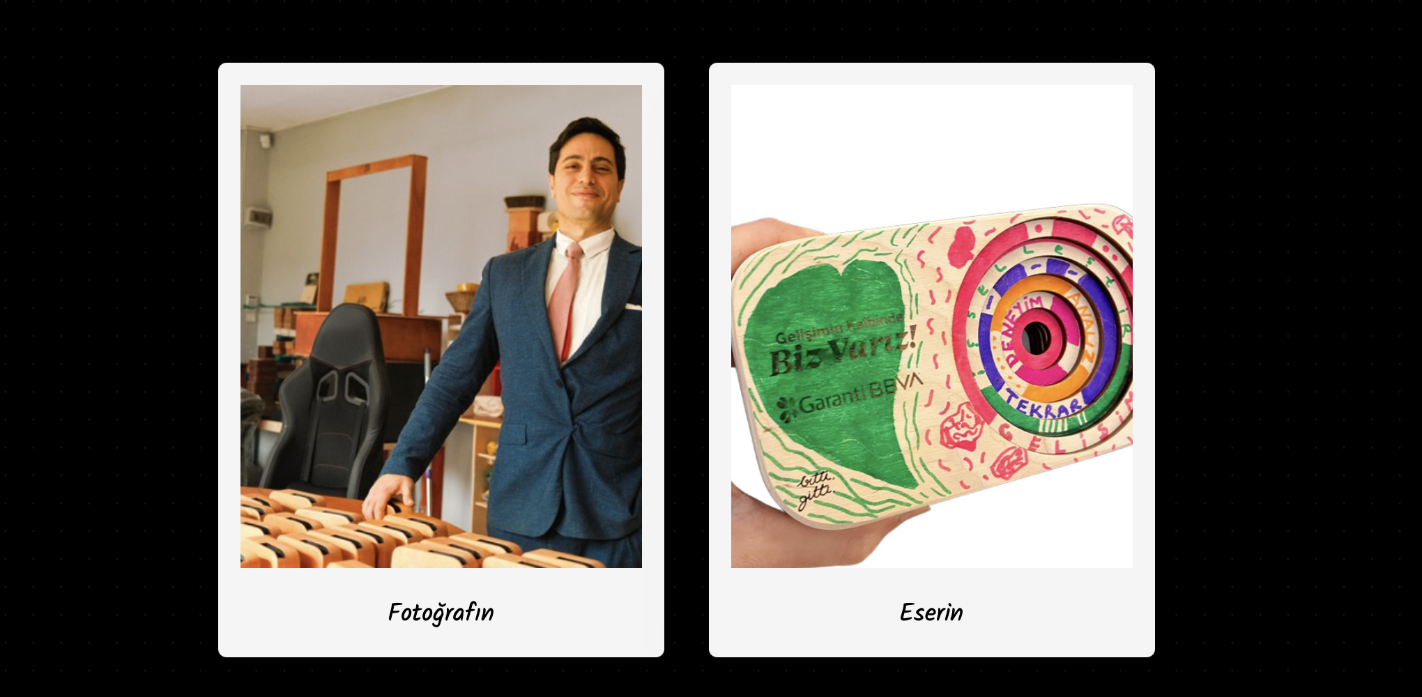 Deneyim uygulaması arayüzü