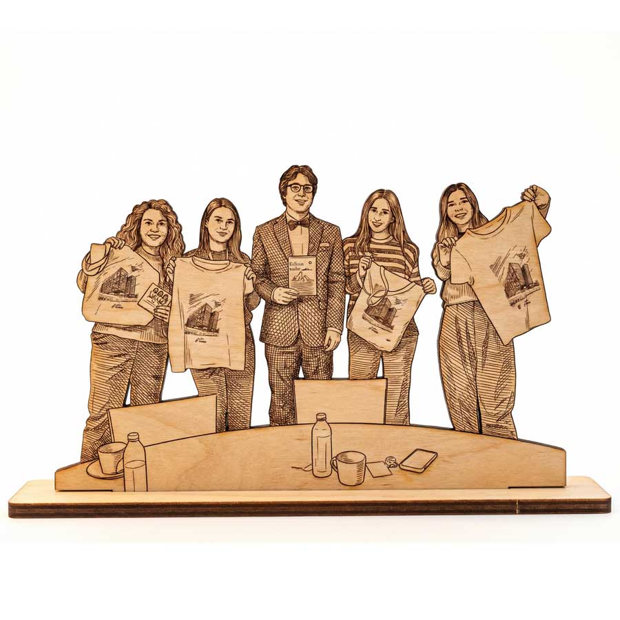 Fotoğraftan Esinlenilen Özel Ahşap Ödüller