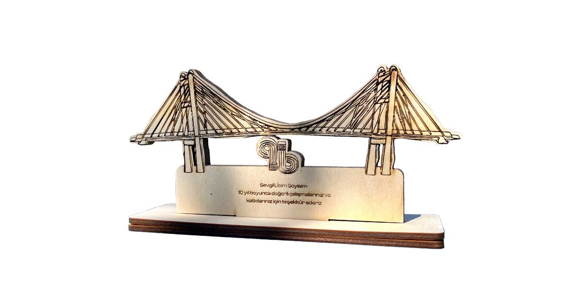 Özel Ahşap Şekilli Ödüller