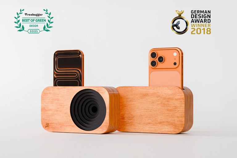 Orjinal Ahşap Ses Sistemi - Boyalı ve Vernikli